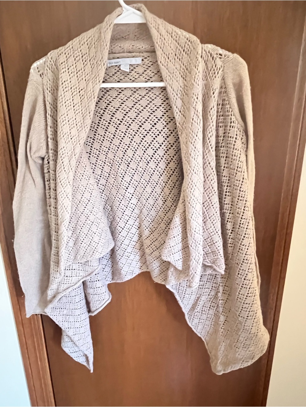 Old Navy Women's Open Knit Draped Cardigan - Beige